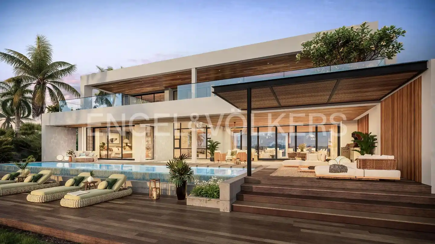 Paradise waterfront villa